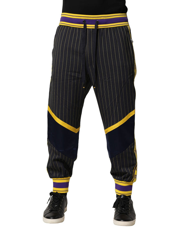Dolce & Gabbana 70% Virgin Wool joggers in black