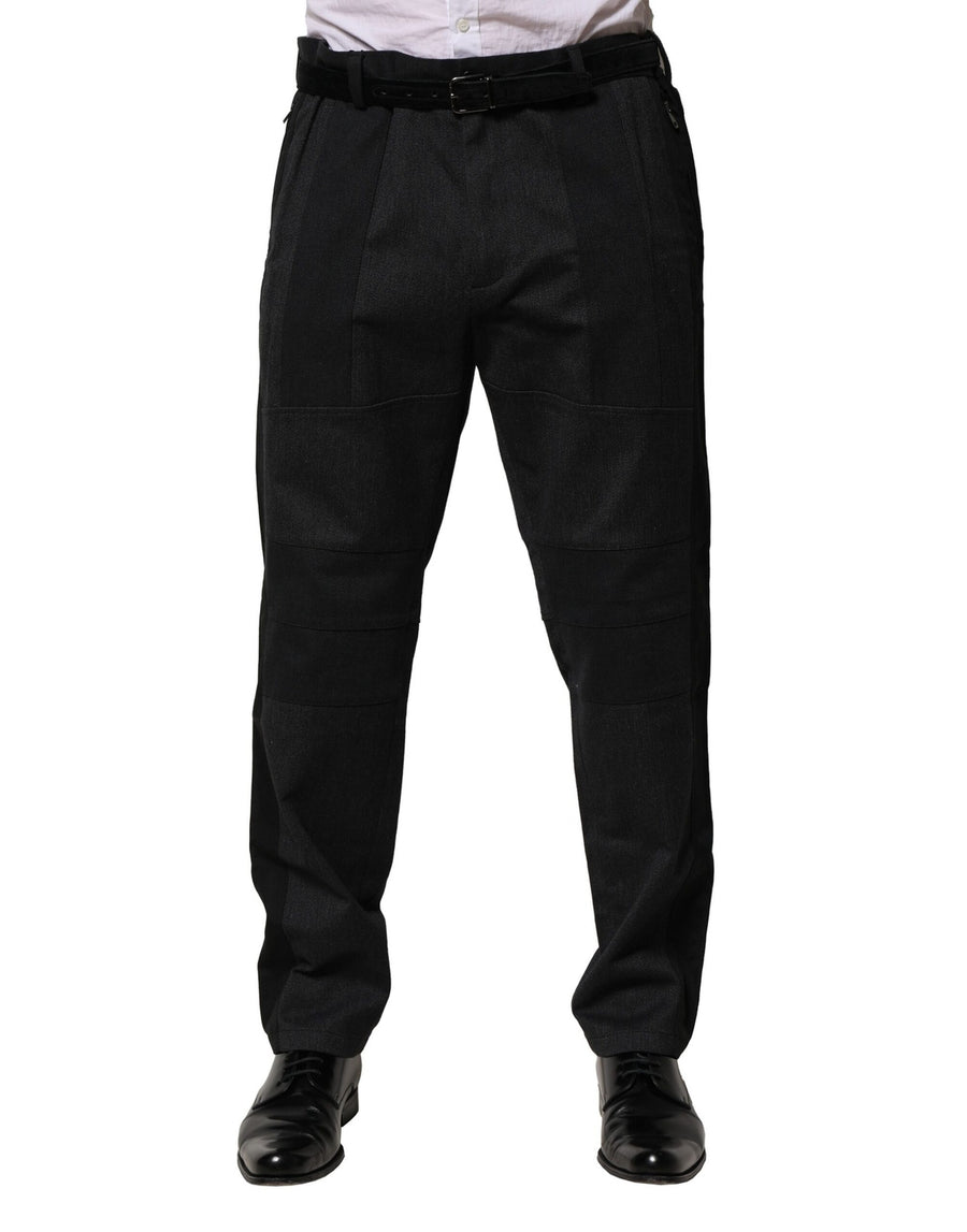 Dolce & Gabbana 78% Cotton trousers in black