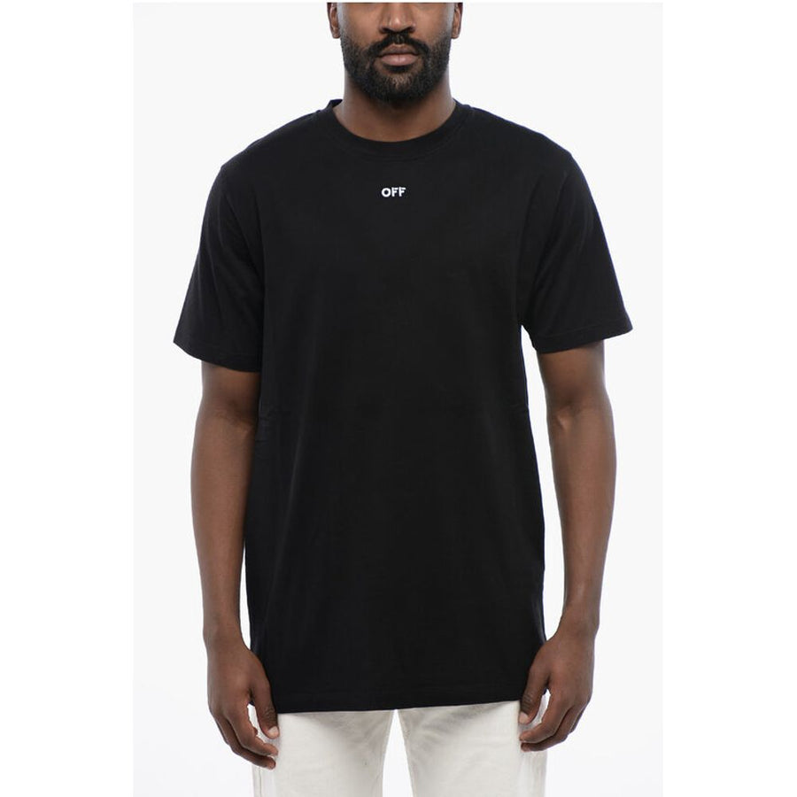 Off-White Cotton t-shirt in black