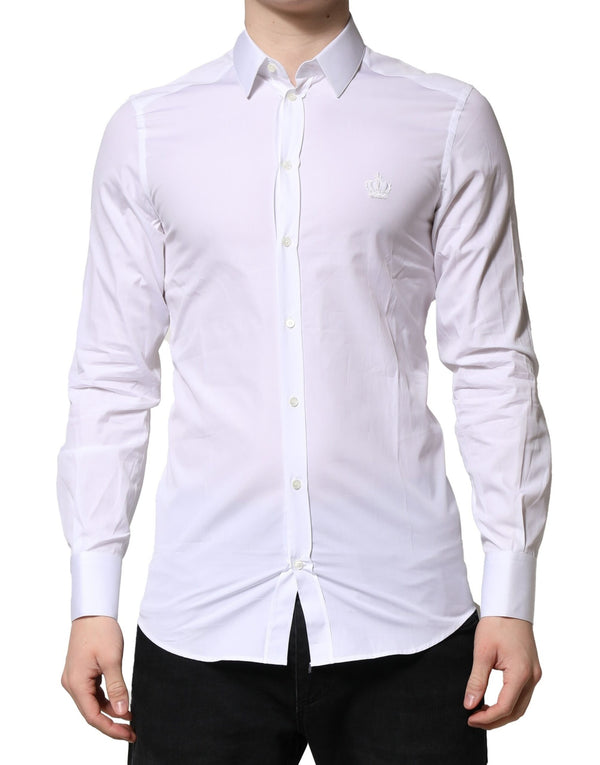 Dolce & Gabbana 100% Cotton dress shirt in white