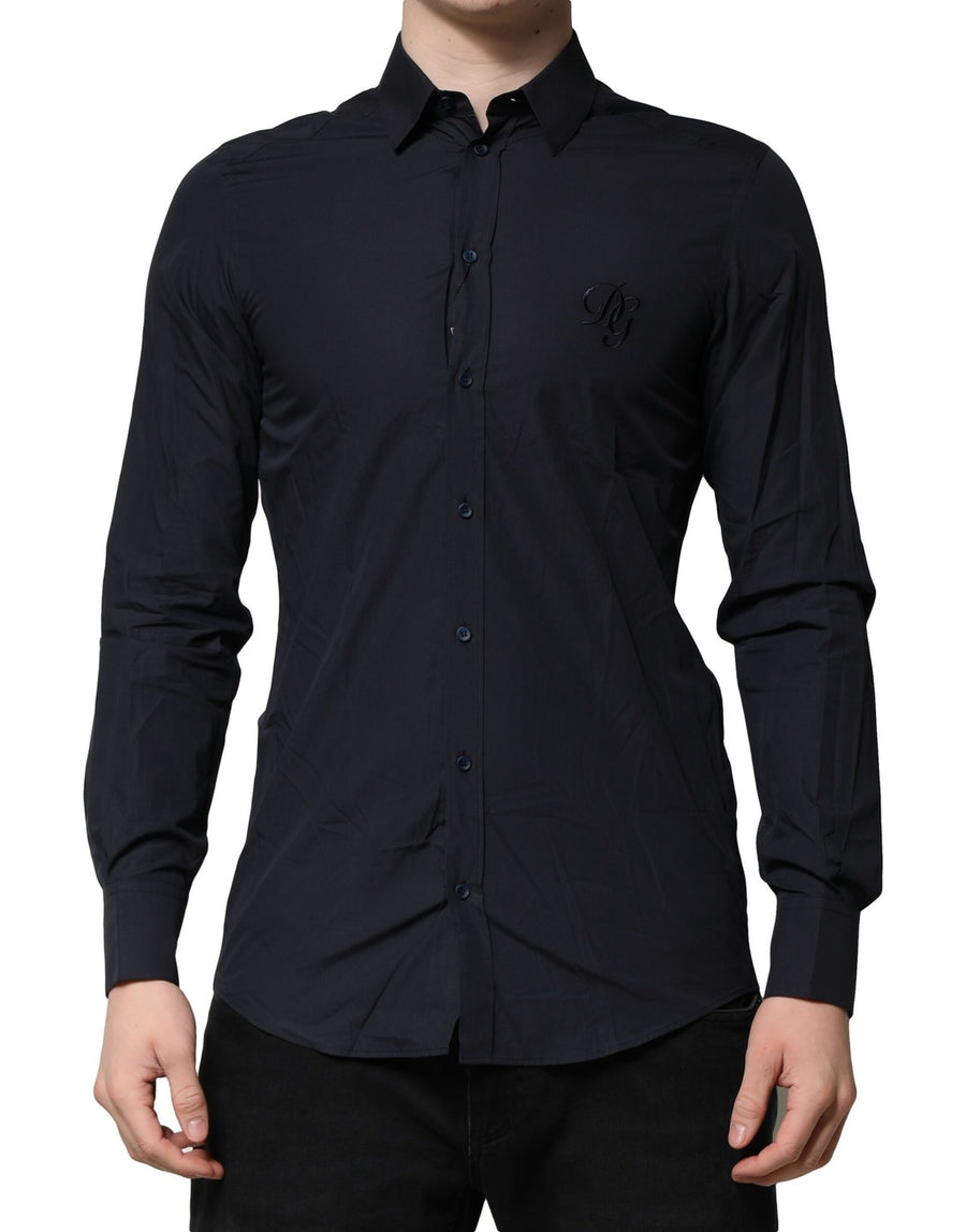 Dolce & Gabbana 100% Cotton shirt in navy