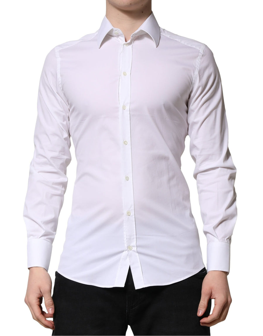 Dolce & Gabbana 70% Cotton 23% Nylon 7% Elastane shirt in white