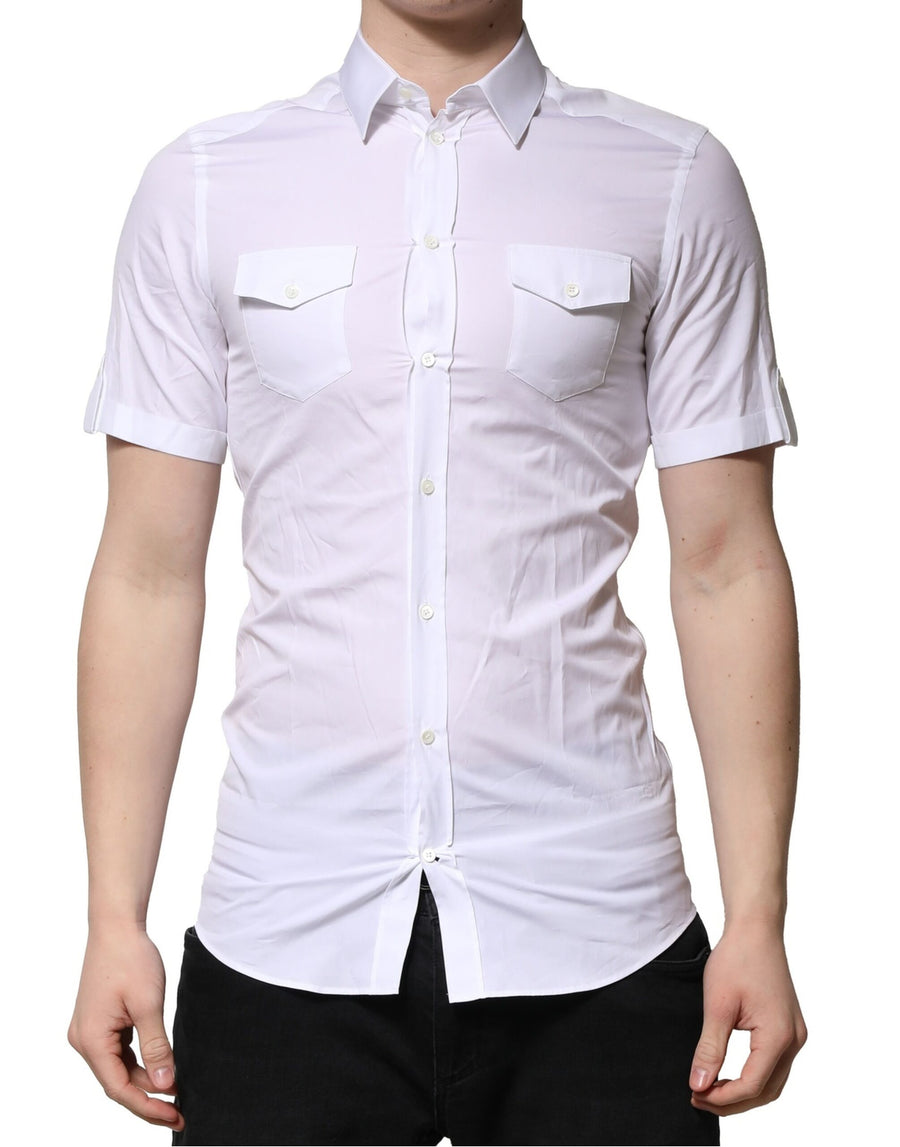 Dolce & Gabbana 100% Cotton shirt in white