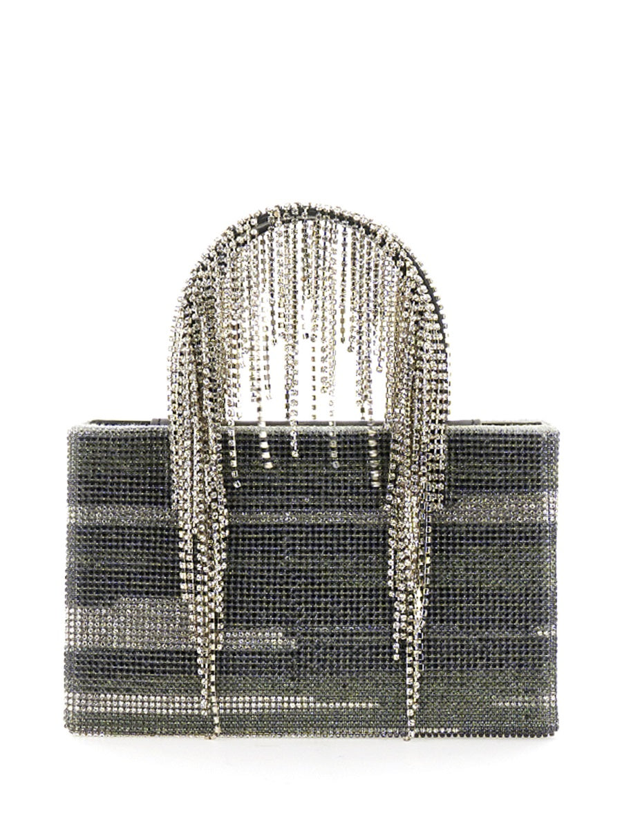 Bag With Crystals Multicolour Polyester Handbags