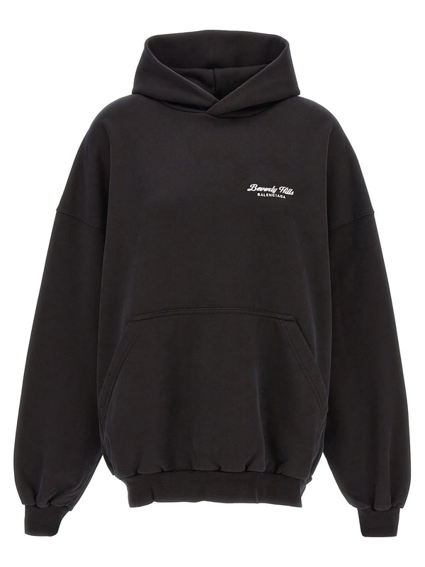 Balenciaga بيفرلي هيلز هودي — أسود