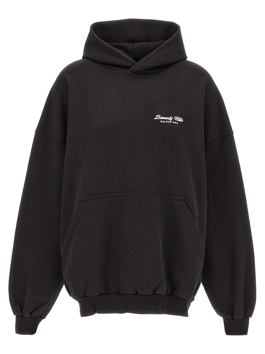 Balenciaga Beverly Hills Hoodie — Black