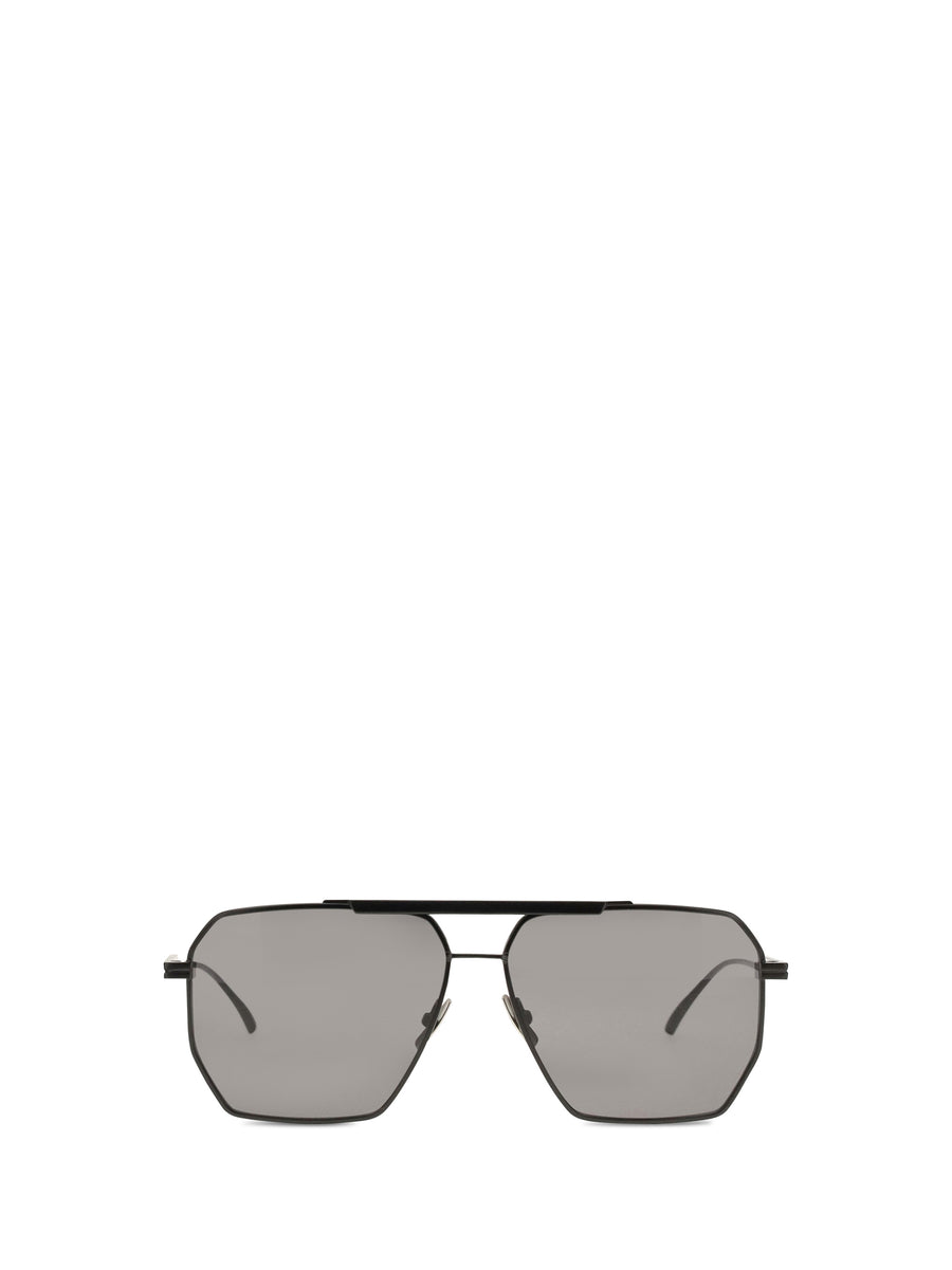 Square Sunglasses Black-Grey Black/grey Metal