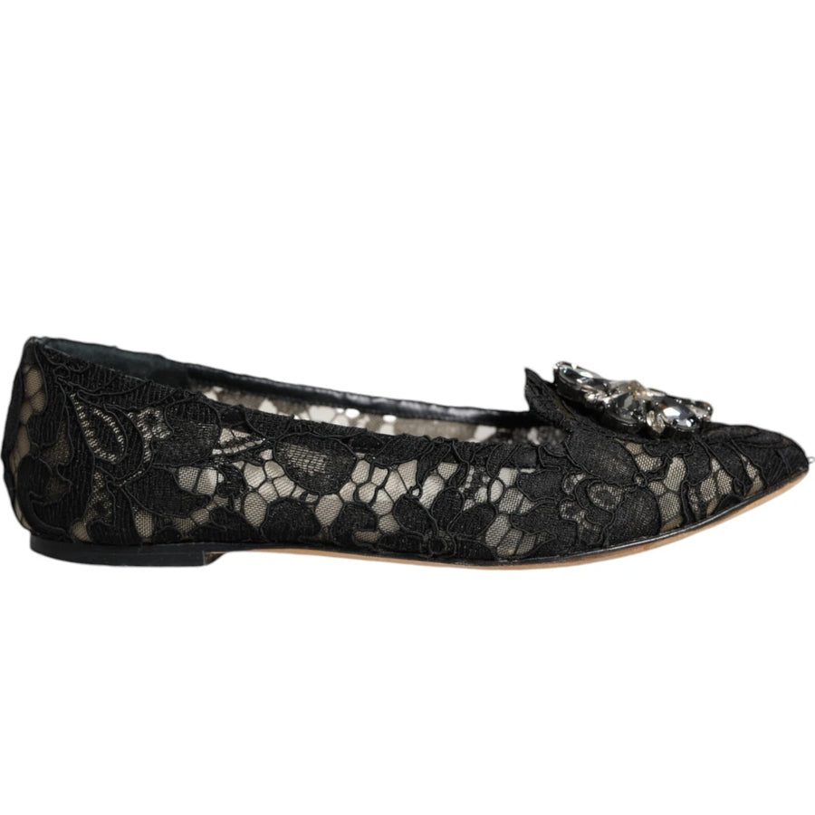 Dolce & Gabbana 56% Viscose flat in black