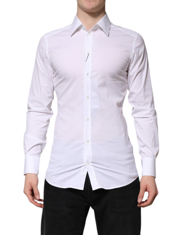 Dolce & Gabbana 70% Cotton 23% Nylon 7% Elastane shirt in white
