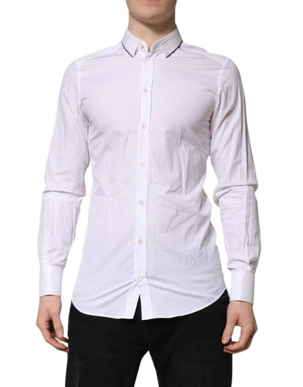 Dolce & Gabbana 90% Cotton shirt in white