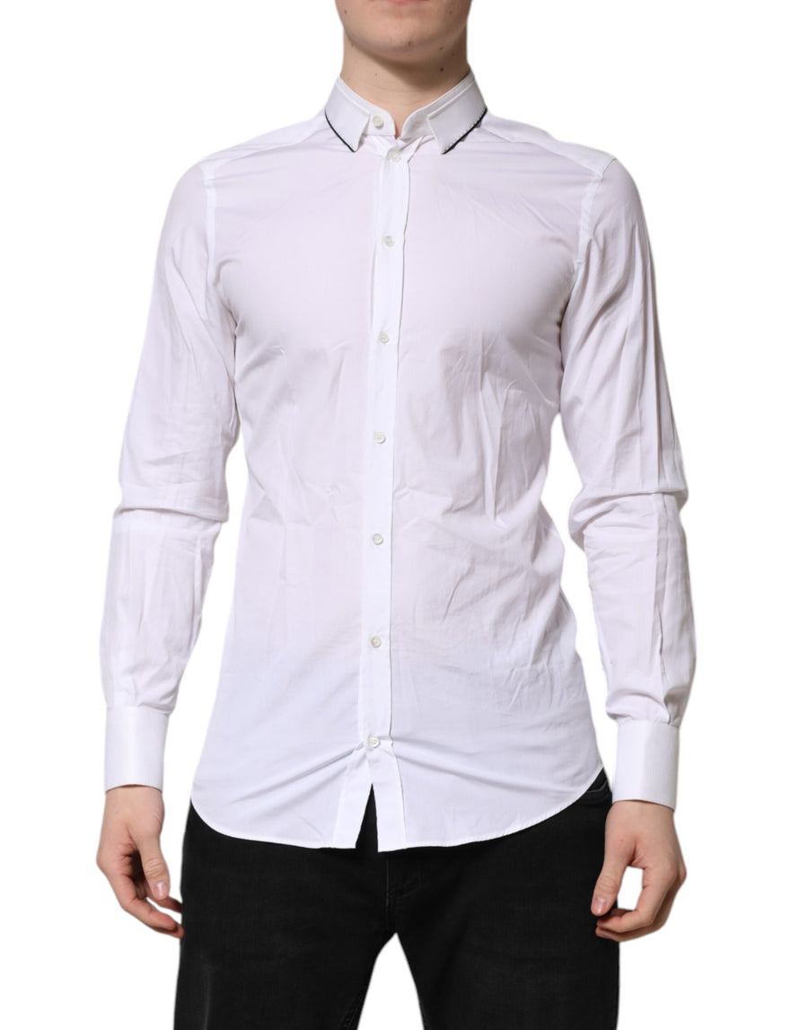 Dolce & Gabbana 90% Cotton shirt in white