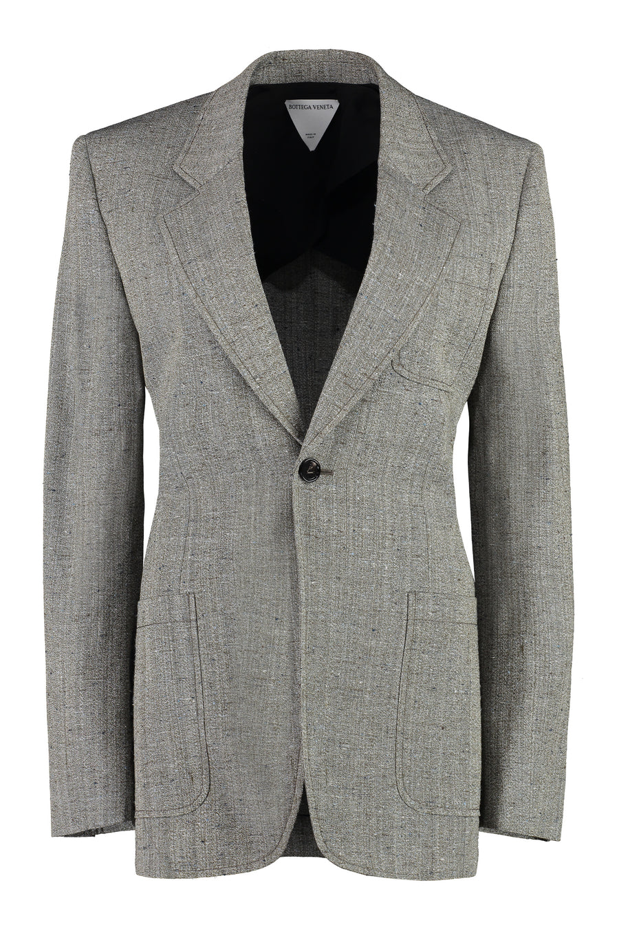Blazer Viscose-Silk Brown Blazers