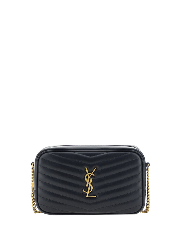 Saint Laurent 100% Calf Leather Bos Taurus shoulder bag in black