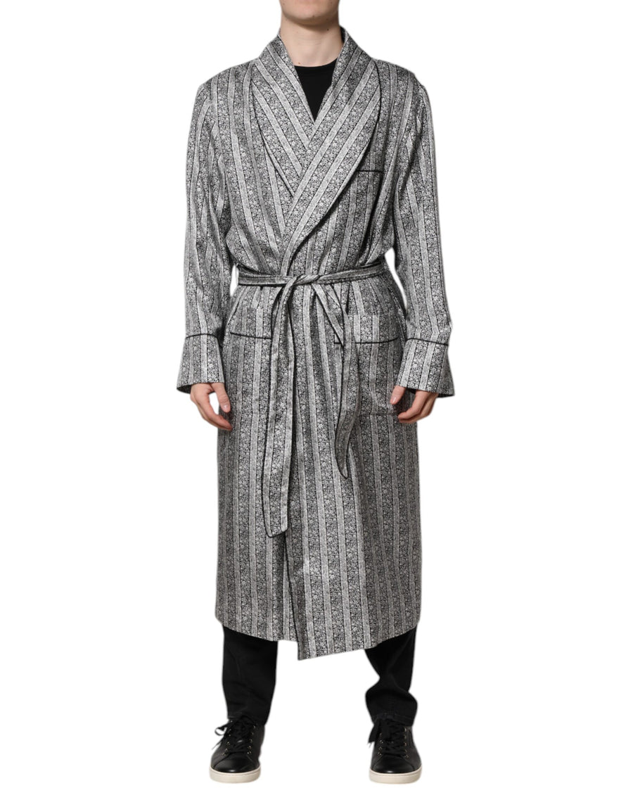 Dolce & Gabbana 100% Silk coat in gray