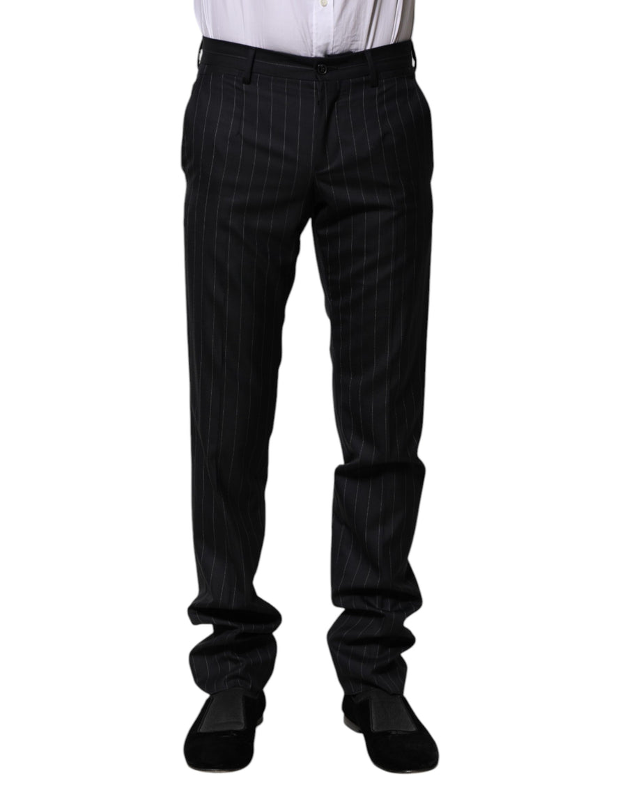 Dolce & Gabbana 100% Virgin Wool trousers in black