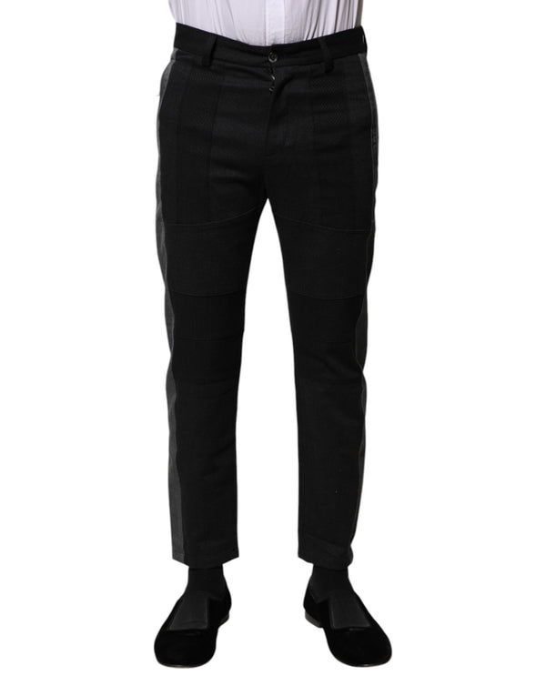 Dolce & Gabbana 68% Cotton trousers in black