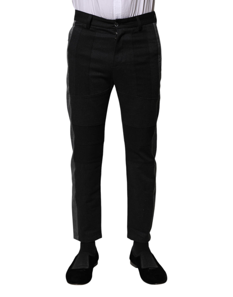 Dolce & Gabbana 68% Cotton trousers in black