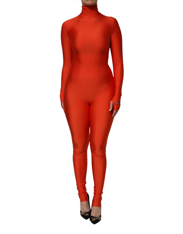 Dolce & Gabbana 80% Nylon jumpsuit in red