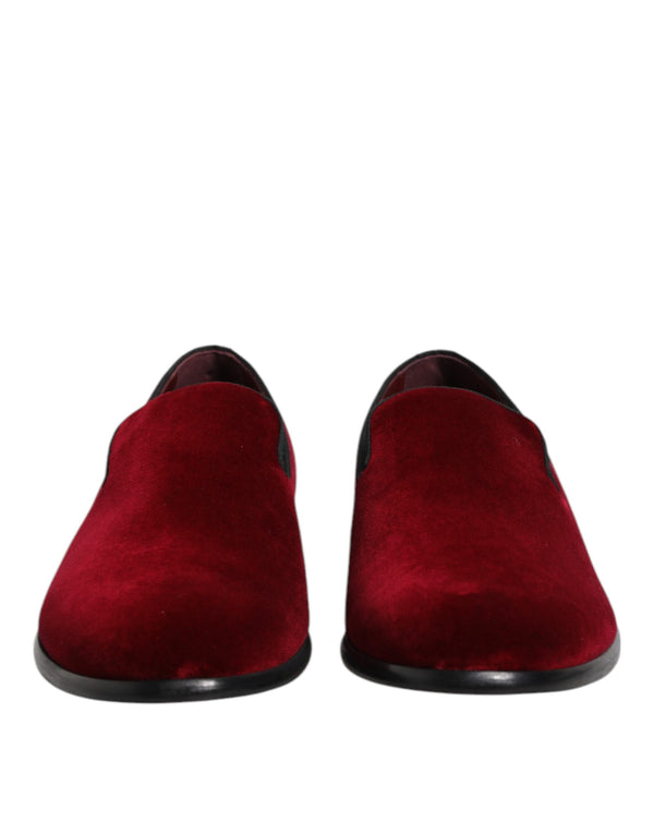 Dolce & Gabbana 70% Cotton 30% Viscose loafer in red