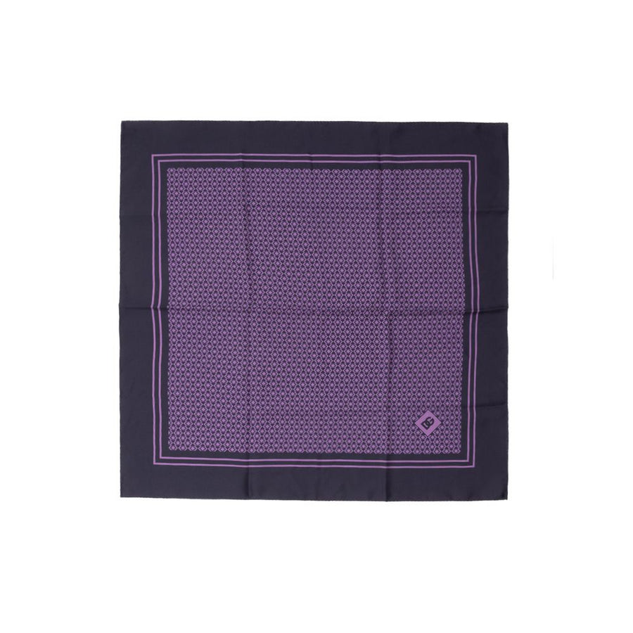 Dolce & Gabbana Silk twill pocket square in purple