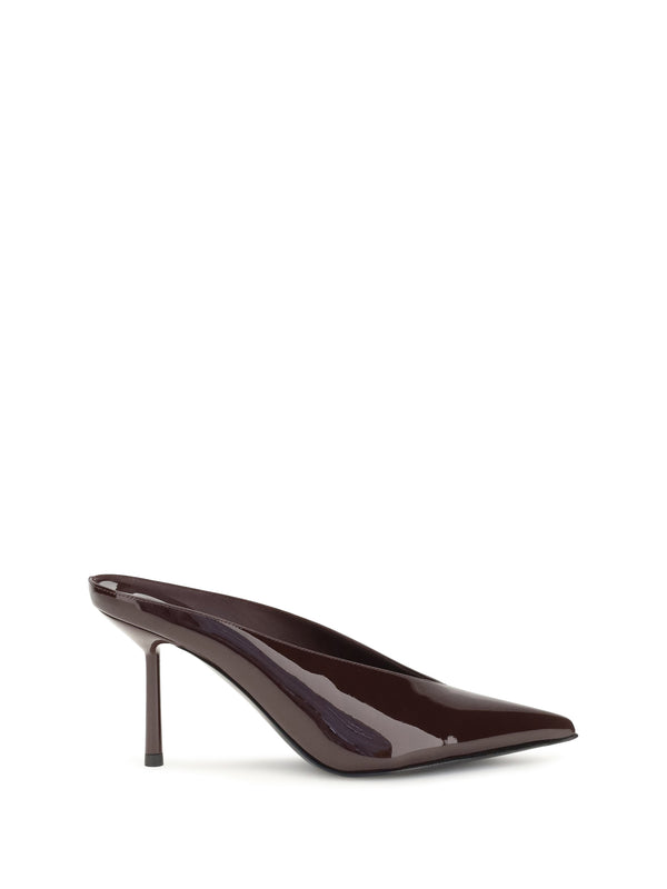 Le Silla 100% calf leather (Bos taurus) mule heel in brown
