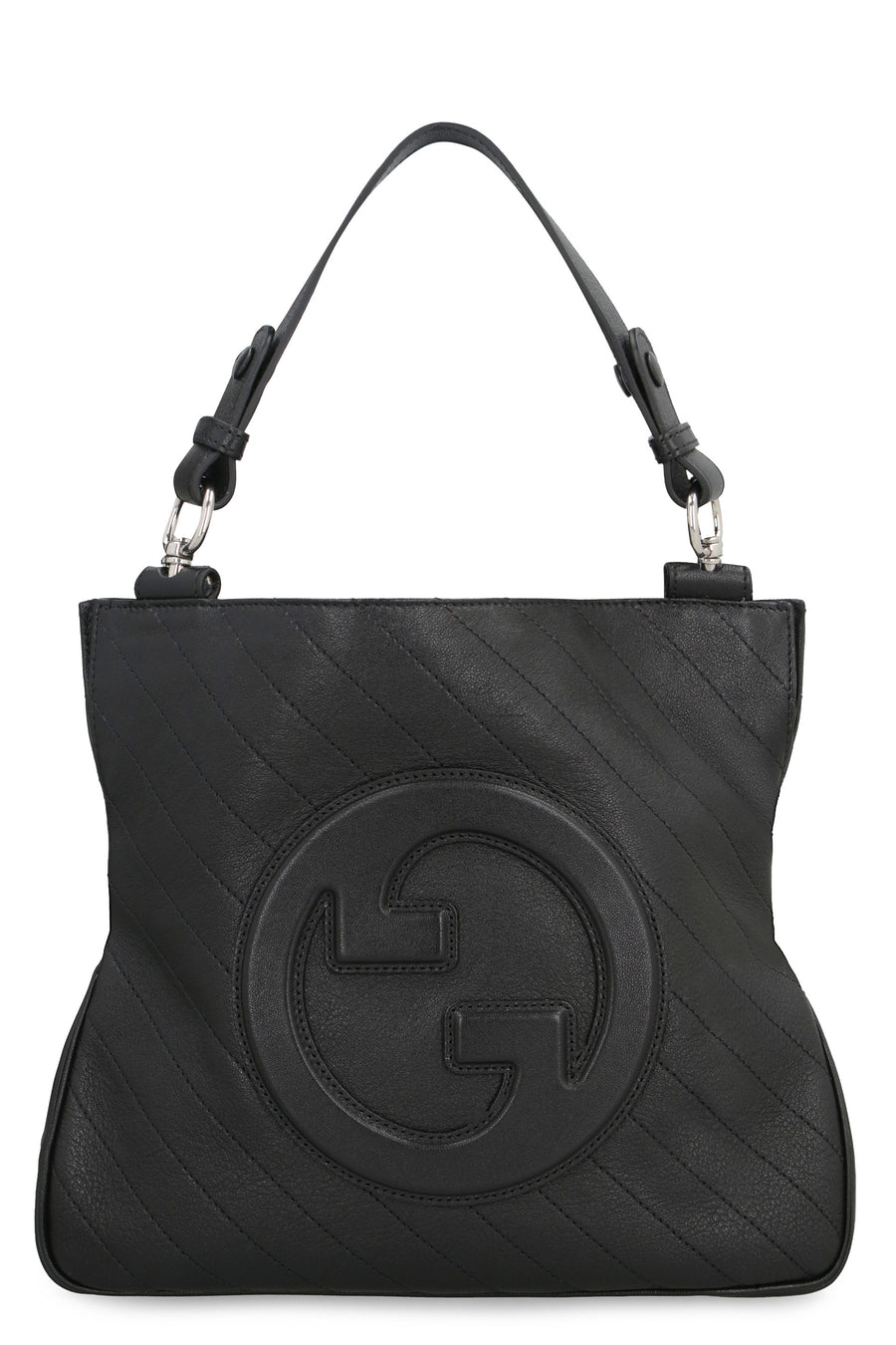 Gucci Blondie Leather Tote Black Lamb Bags