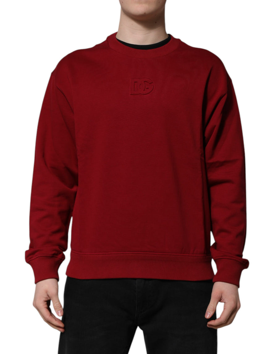 Dolce & Gabbana 100% Cotton sweatshirt in red