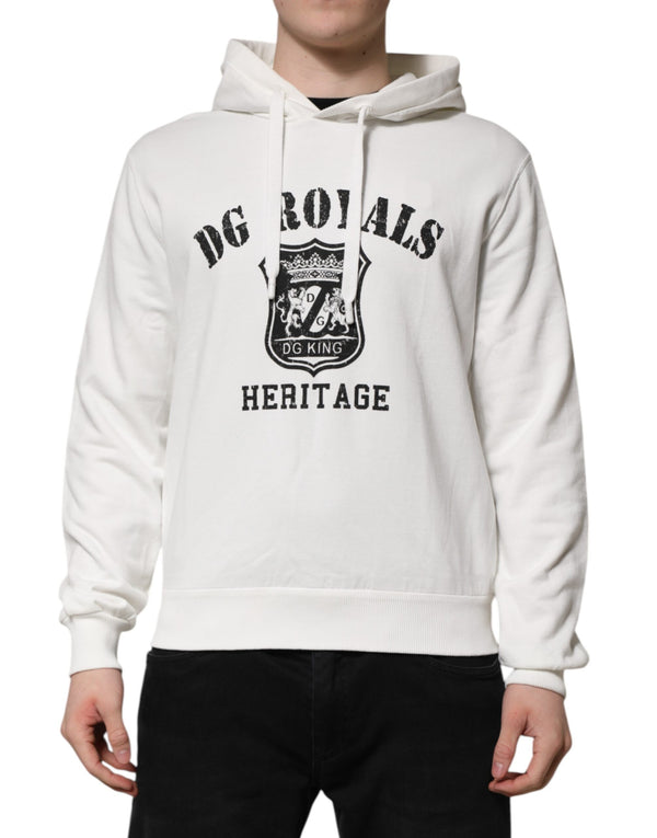 Dolce & Gabbana 100% Cotton hoodie in white
