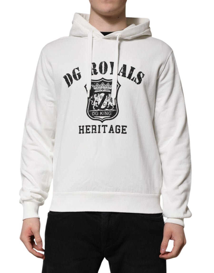Dolce & Gabbana 100% Cotton hoodie in white