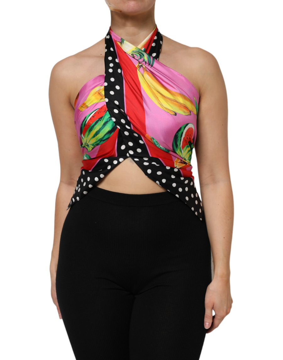 Dolce & Gabbana 100% Silk tank top in multicolor