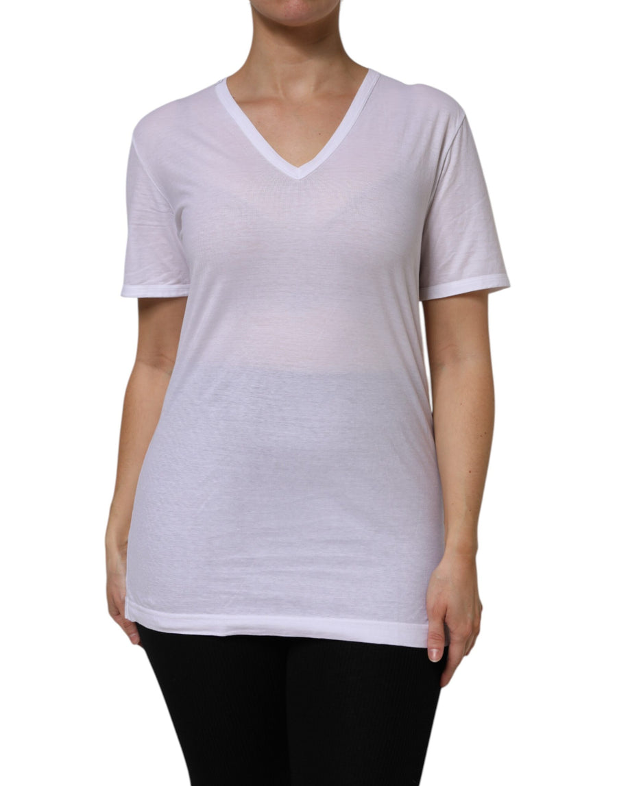 Dolce & Gabbana 100% Cotton t-shirt in white