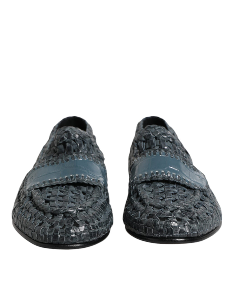 Dolce & Gabbana 85% Goat Leather 15% Calf Leather loafer in blue