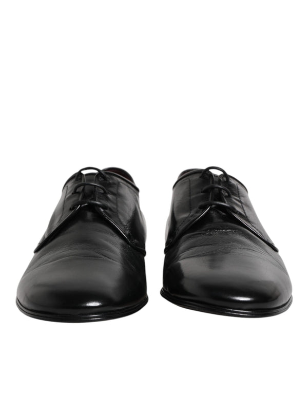 Dolce & Gabbana 100% Calf Leather derby shoe in black