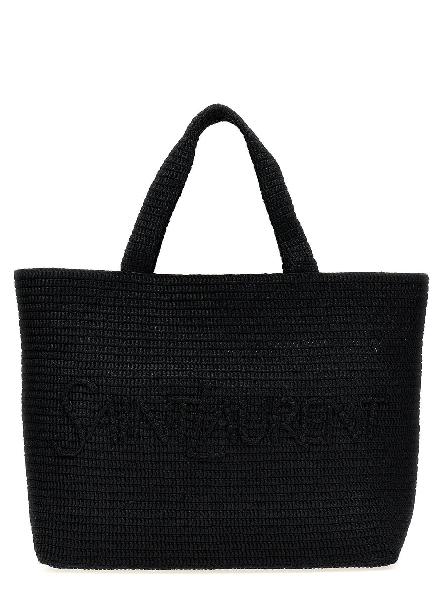 Saint Laurent Rafia Tote Bag
