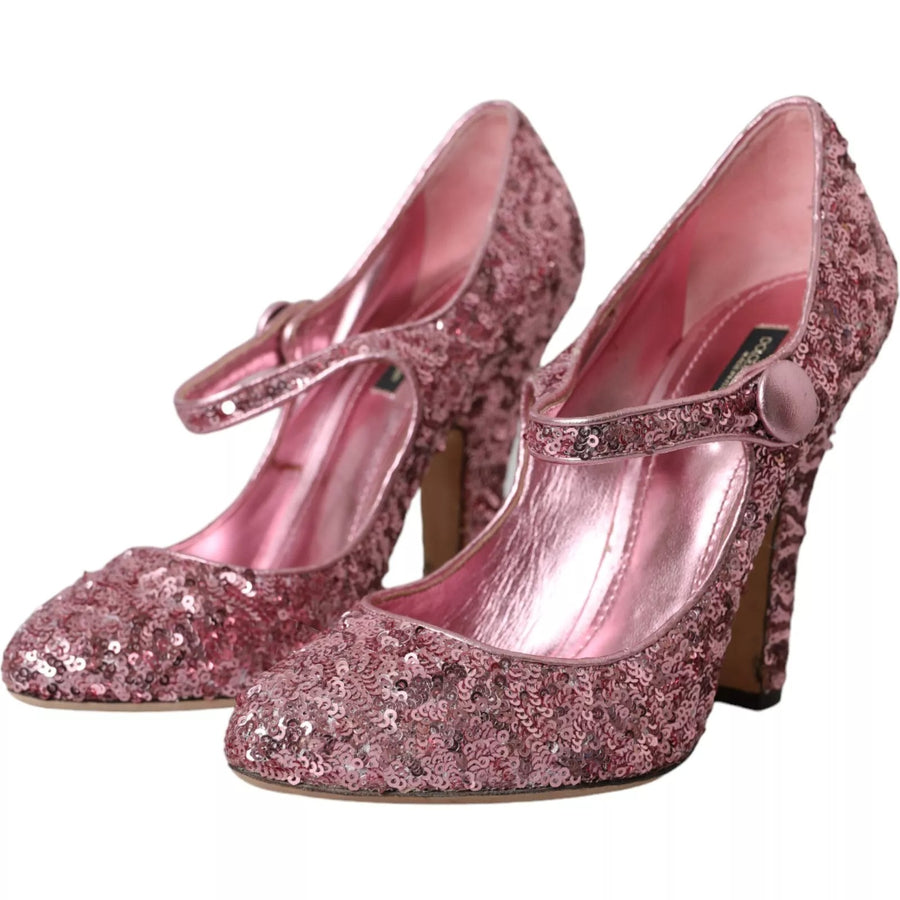 Dolce & Gabbana Polyester pump in pink