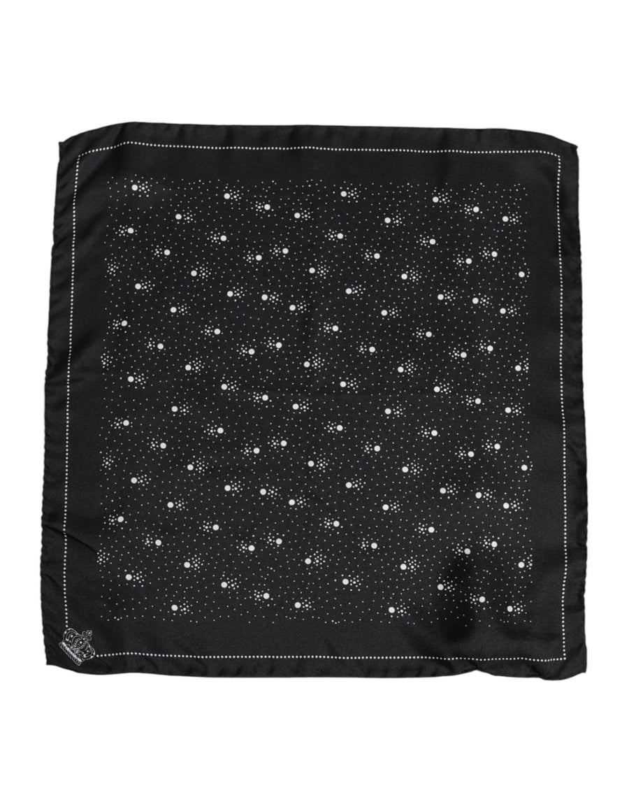 Dolce & Gabbana 100% Silk scarf in black
