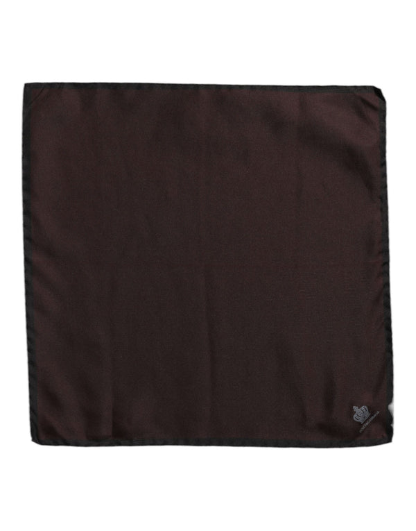 Dolce & Gabbana 100% Silk scarf in brown