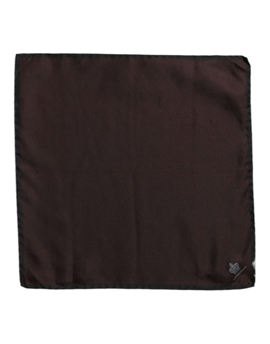 Dolce & Gabbana 100% Silk scarf in brown