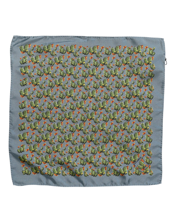 Dolce & Gabbana 100% Silk scarf in gray