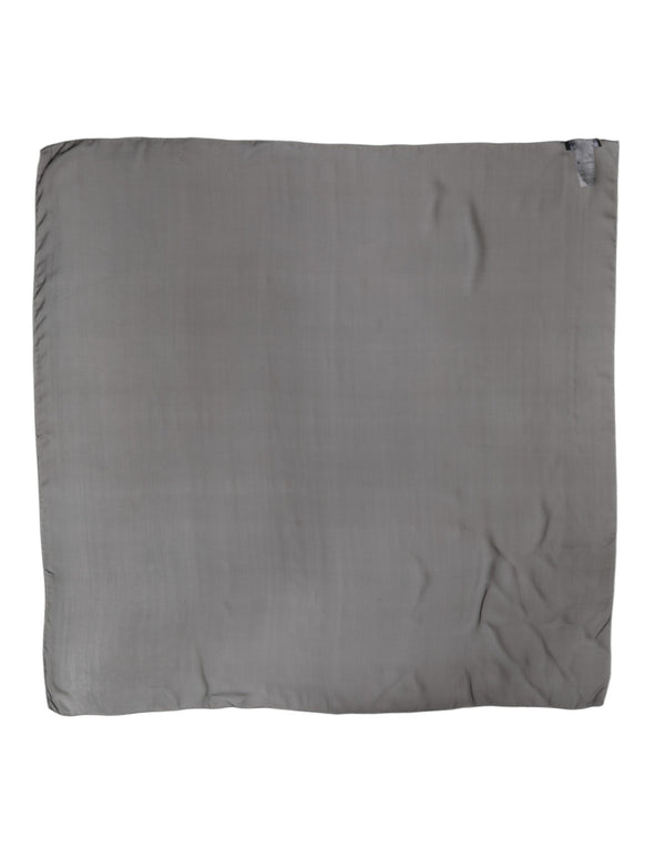 Dolce & Gabbana 100% Silk scarf in gray