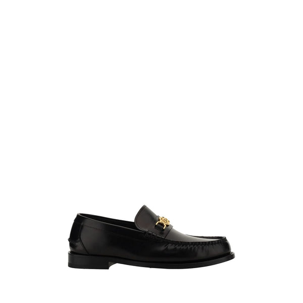 Versace 100% Calf Leather Bos Taurus loafer in black