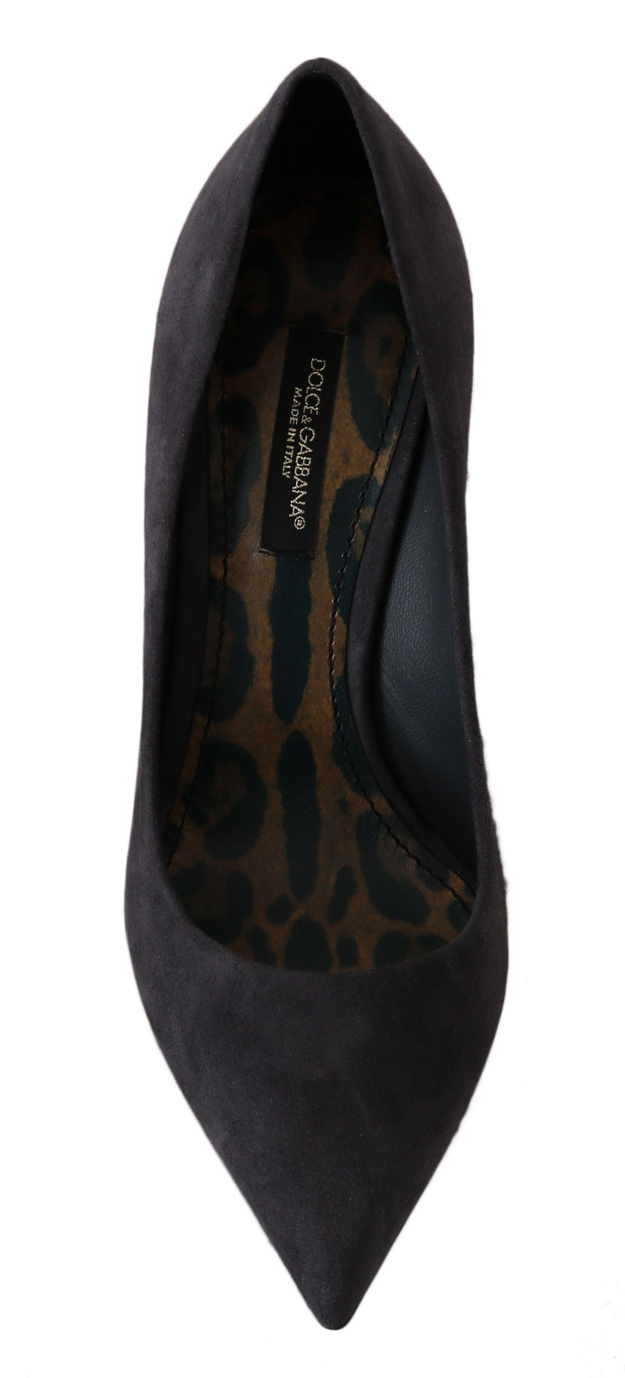 Dolce & Gabbana 100% Suede leather pump in gray