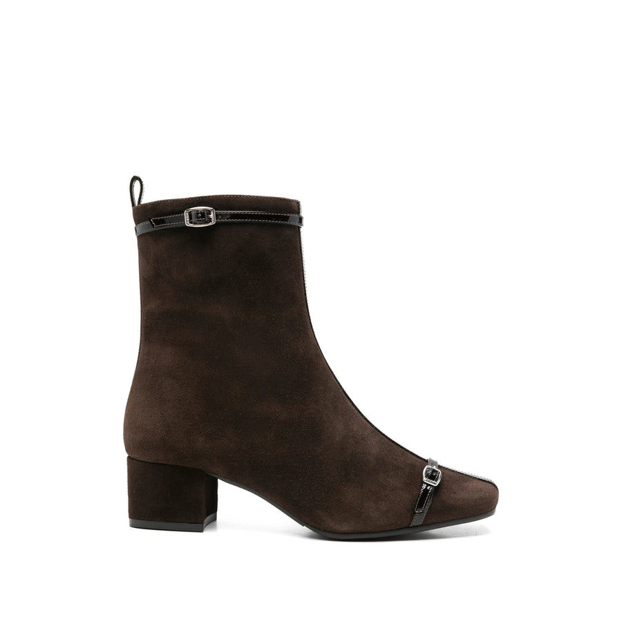 Ankle Boots Start Brown Suede Calf