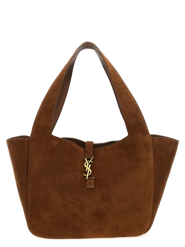 Saint Laurent Le 5 à 7 Bea Shoulder Bag — Brown