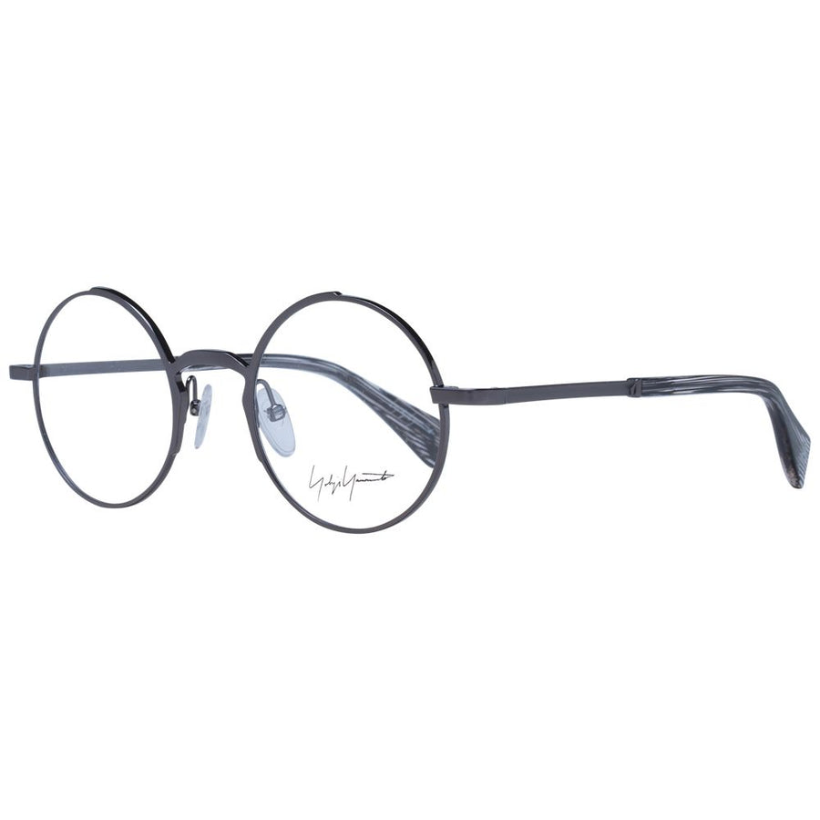 Yohji Yamamoto YO-1058014 Metal frame; plastic demo lenses eyeglasses in gray