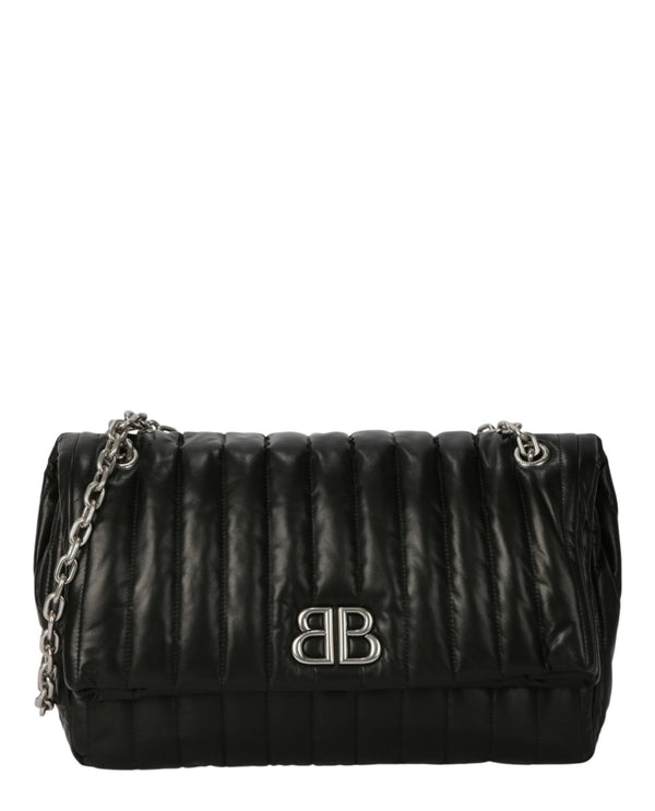 Balenciaga Outer: Calf Leather; Lining: Canvas shoulder bag in black