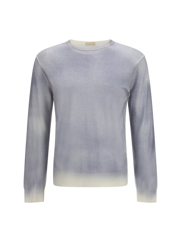 Aragona Cashmere 100% Merino Wool Ovis Aries sweater in gray