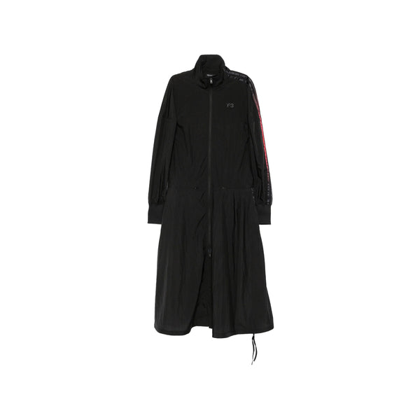 Dress Y-3 Black Crinkled Texture Polyamide Day