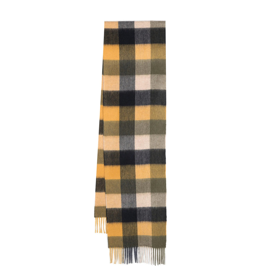 Tartan Wool Scarf Green/blue