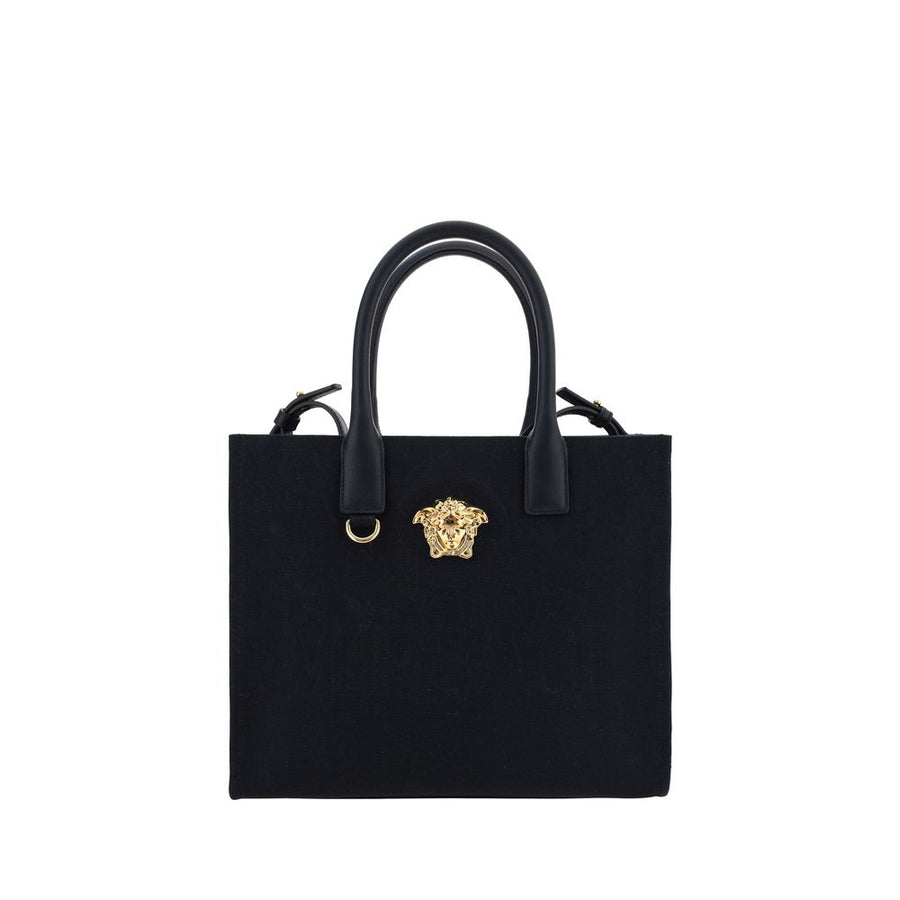 Versace 100% Cotton shoulder bag in black